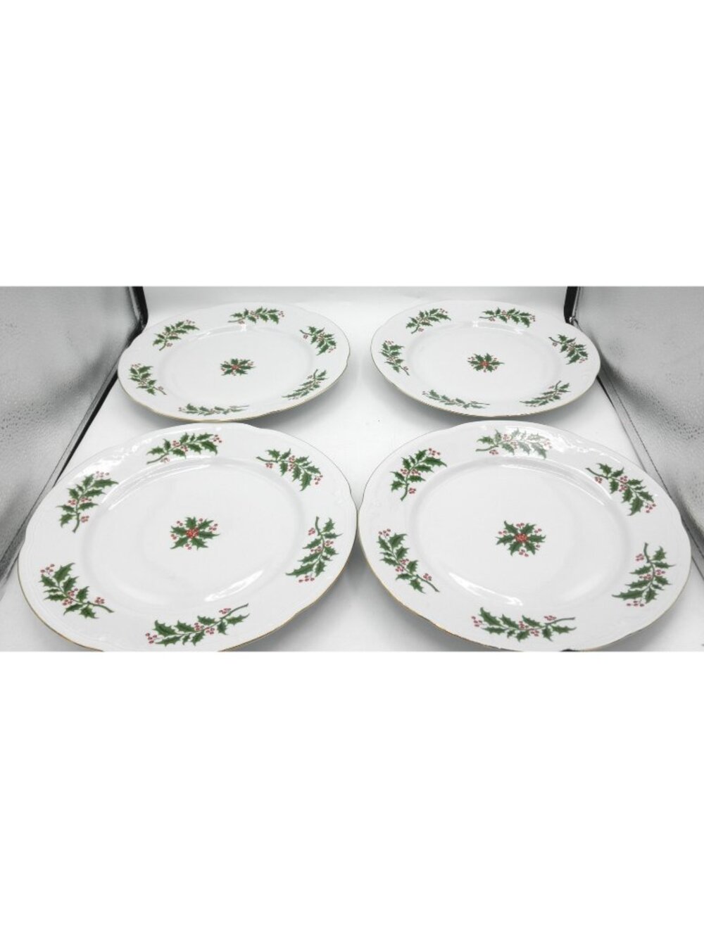 Chodziez-Poland Holly Berry Dinner Plates Set of 4 Pattern Code CHZ22